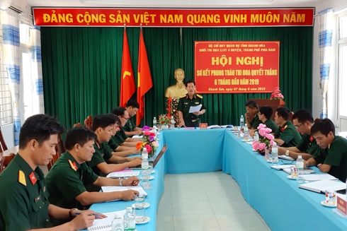 Sơ kết phong trào thi đua 6 tháng đầu năm 2019