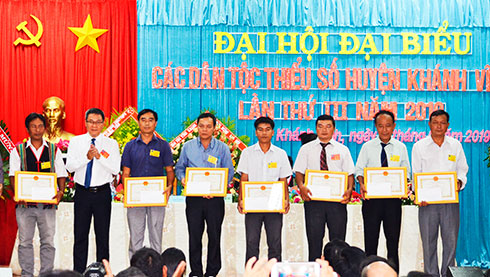 Đại hội các dân tộc thiểu số huyện Khánh Vĩnh lần thứ III