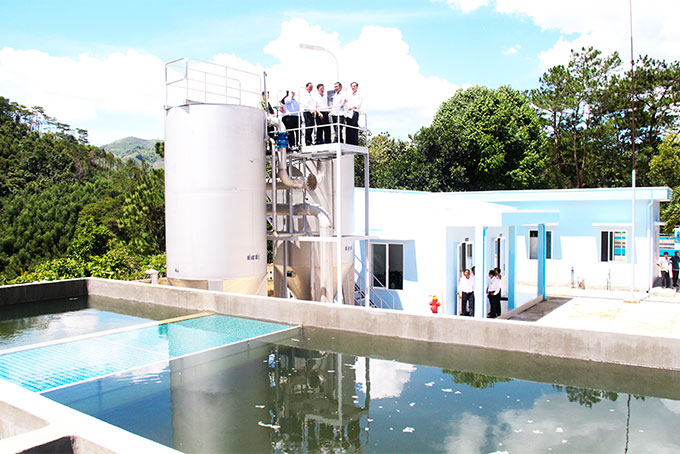 Hoàn thành dự án cải tạo nhà máy xử lý nước thị trấn Tô Hạp