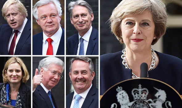 Các ứng viên đang cạnh tranh quyết liệt trong cuộc đua vào ghế Thủ tướng Anh thay thế bà Theresa May. Ảnh: Daily Express