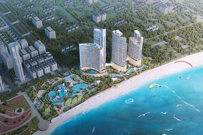Những dự án lớn có mặt, nổi bật là SunBay Park Hotel & Resort Phan Rang.