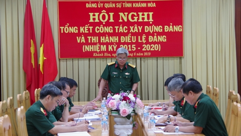 Tổng kết công tác xây dựng Đảng và thi hành Điều lệ Đảng nhiệm kỳ 2015-2020