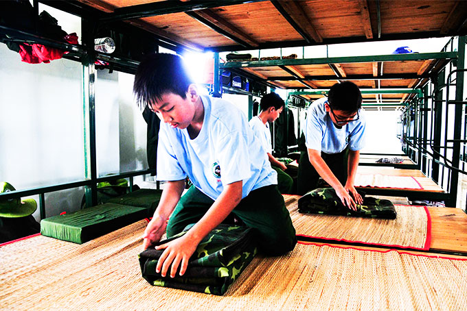 Em là… chiến sĩ nhí