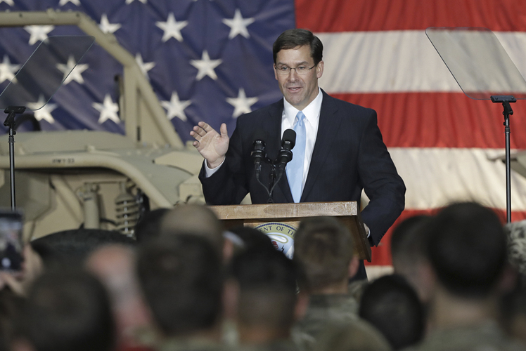 Ông Mark Esper. Ảnh: Washington Times