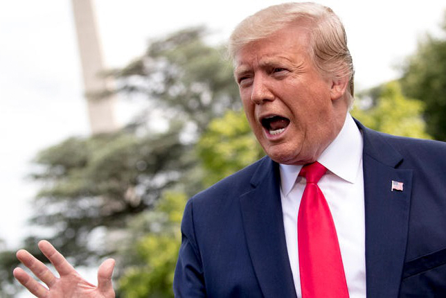 Tổng thống Trump. Ảnh: WTHR.