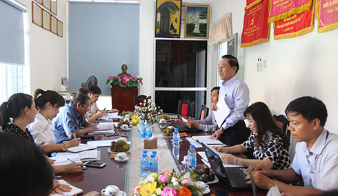 Kiểm tra công tác cải cách hành chính tại Sở Nội vụ