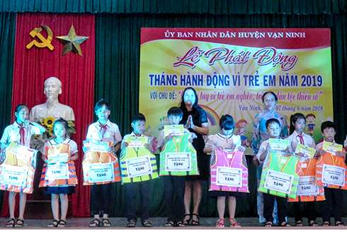 Joining hands for needy children's sake