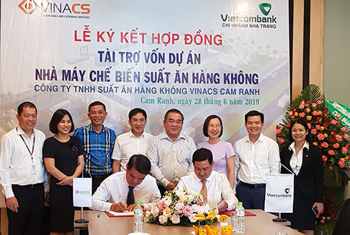 Vietcombank Chi nhánh Nha Trang: Tài trợ hơn 200 tỷ đồng cho dự án Nhà máy chế biến suất ăn hàng không