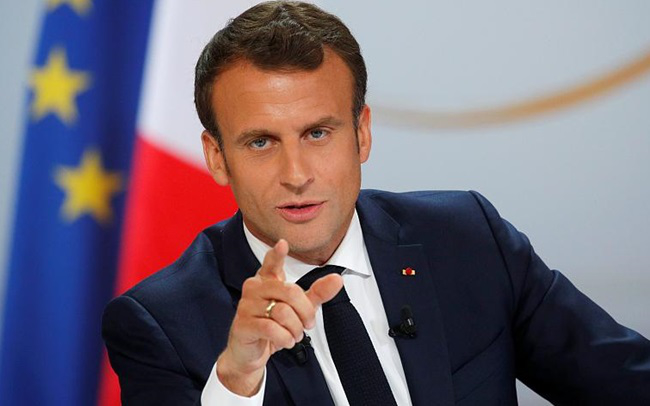 Tổng thống Pháp Macron. Ảnh: Euronews.