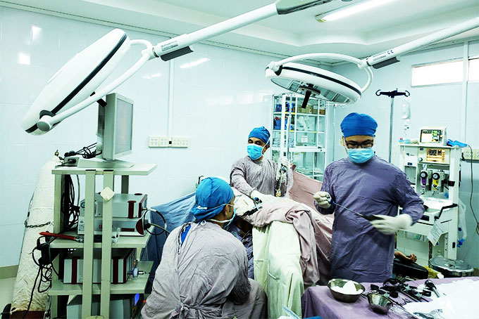 Bệnh viện Đa khoa tỉnh: Áp dụng kỹ thuật mới trong điều trị sa sinh dục