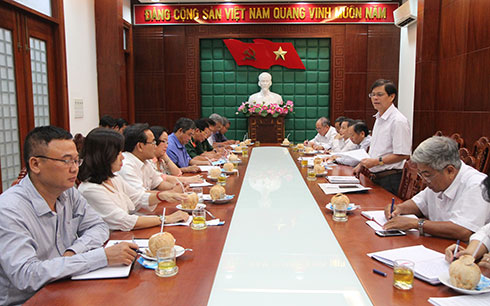 Thường trực Tỉnh ủy giao ban 6 tháng khối Nội chính