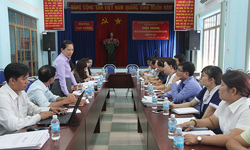 Kiểm tra công tác cải cách hành chính tại phường Vạn Thắng