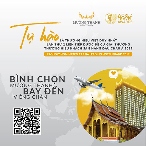 Bình chọn cho Mường Thanh tại WTA, nhận cơ hội bay tới Viêng Chăn