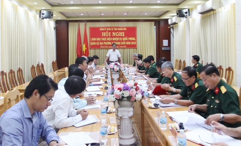 Hội nghị lãnh đạo nhiệm vụ quốc phòng, quân sự 6 tháng cuối năm 2019