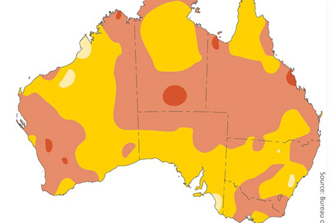 Một bản đồ nhiệt về Australia. Ảnh: Renew.