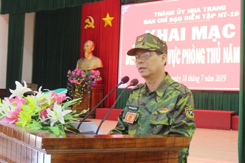 Diễn tập khu vực phòng thủ TP. Nha Trang năm 2019