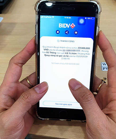 Gửi tiết kiệm online