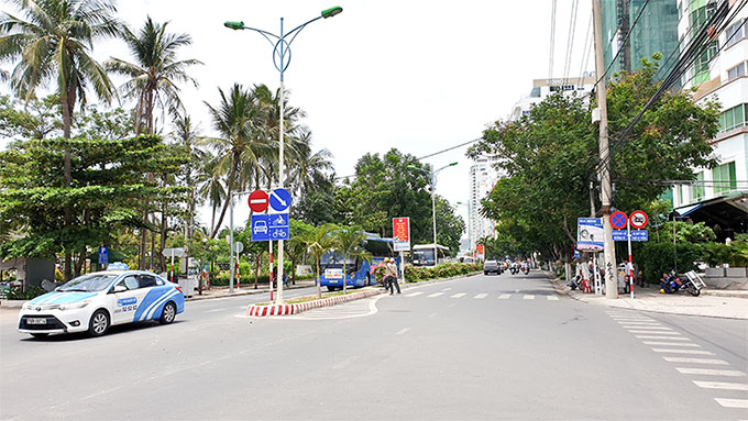 Sở Giao thông vận tải đồng ý cho phép các phương tiện lưu thông từ ngã ba số 86 Trần Phú  đến nút giao với đường Hoàng Diệu.