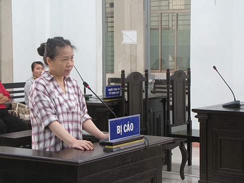Bị cáo Võ Thị Thu Loan.
