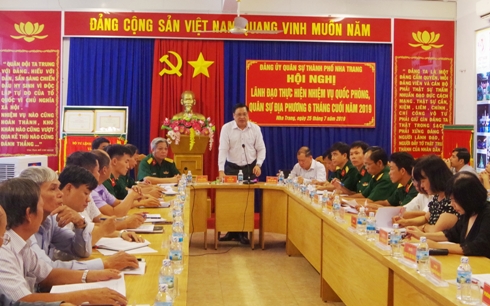 Hội nghị lãnh đạo nhiệm vụ quốc phòng, quân sự 6 tháng cuối năm 2019
