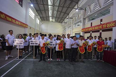 Hơn 100 vận động viên tham gia Hội thao Khối thi đua các cơ quan tổng hợp tỉnh