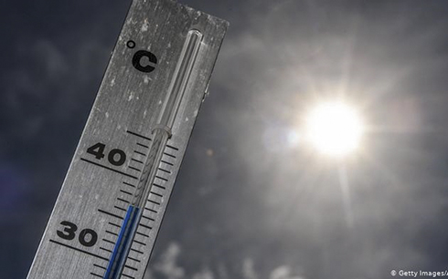 Ảnh minh họa về nhiệt độ tăng cao ở Bắc Âu. Ảnh: Getty.