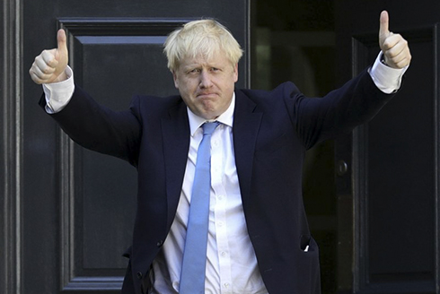 Tân Thủ tướng Anh Boris Johnson. Ảnh: AP.