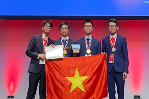 Các thí sinh dự thi Olympic Hóa học quốc tế năm 2019. Ảnh: Cục Quản lý chất lượng