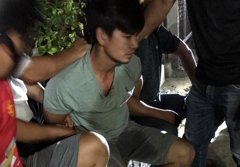 Trinh sát hình sự vây bắt đối tượng Võ.