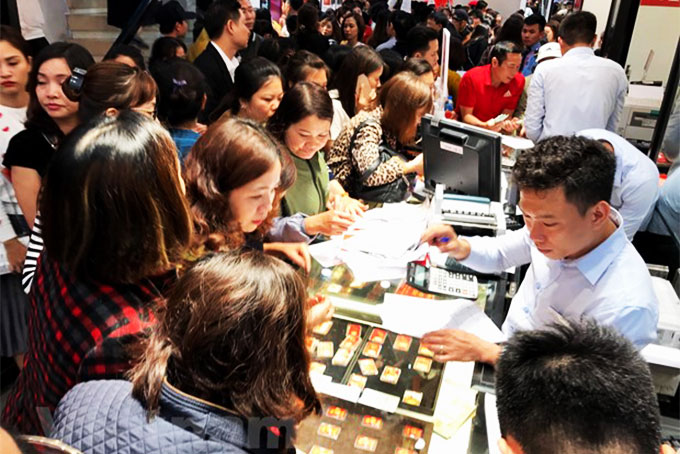 Đảo chiều phiên cuối tuần, thương hiệu SJC lên sát 40 triệu đồng/lượng