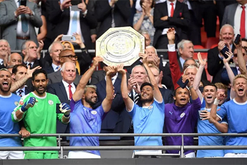 Manchester City chiến thắng Liverpool đoạt cúp vô địch Siêu cúp Anh 2019.
