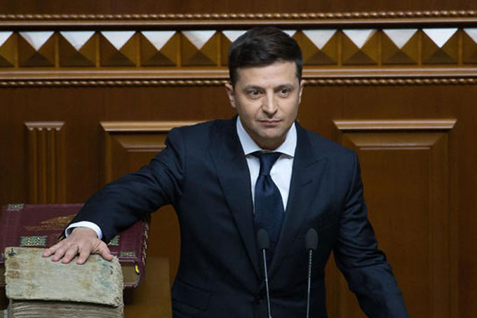 Tổng thống Ukraine Volodymyr Zelenskiy. Ảnh: Ynetnews