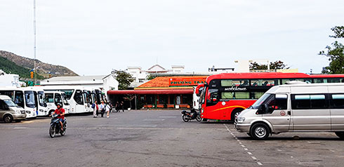 Hoạt động kinh doanh vận tải ở TP. Nha Trang.