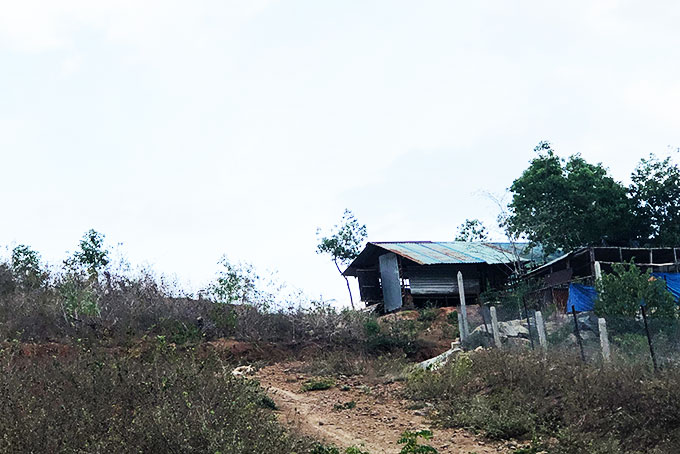 Căn nhà tạm trên đất đề nghị cấp giấy chứng nhận.