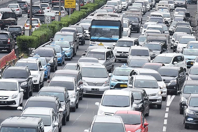 Tắc đường ở Jakarta. Ảnh: Jakarta Post.
