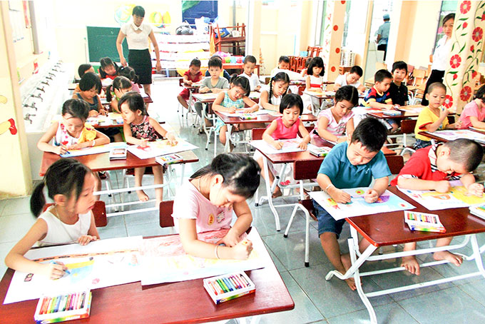 Nha Trang: Sắp xếp lại cơ sở giáo dục mầm non