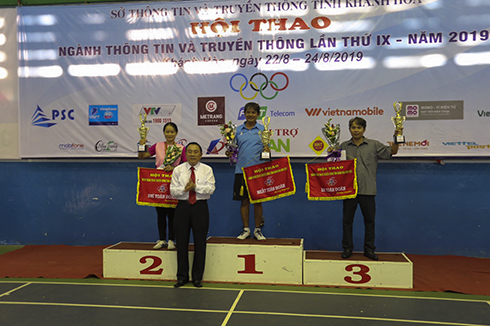 Viễn Thông Khánh Hòa đoạt giải nhất toàn đoàn Hội thao ngành Thông tin và Truyền thông lần 9