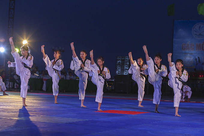 Taekwondo performance