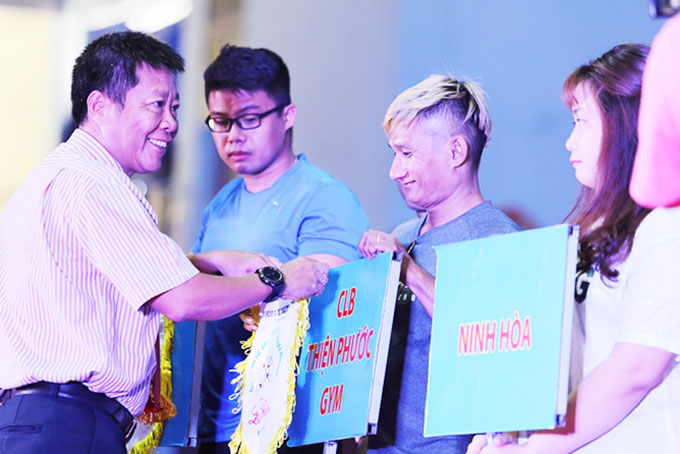 7 đoàn tranh tài giải Thể dục thể hình tỉnh