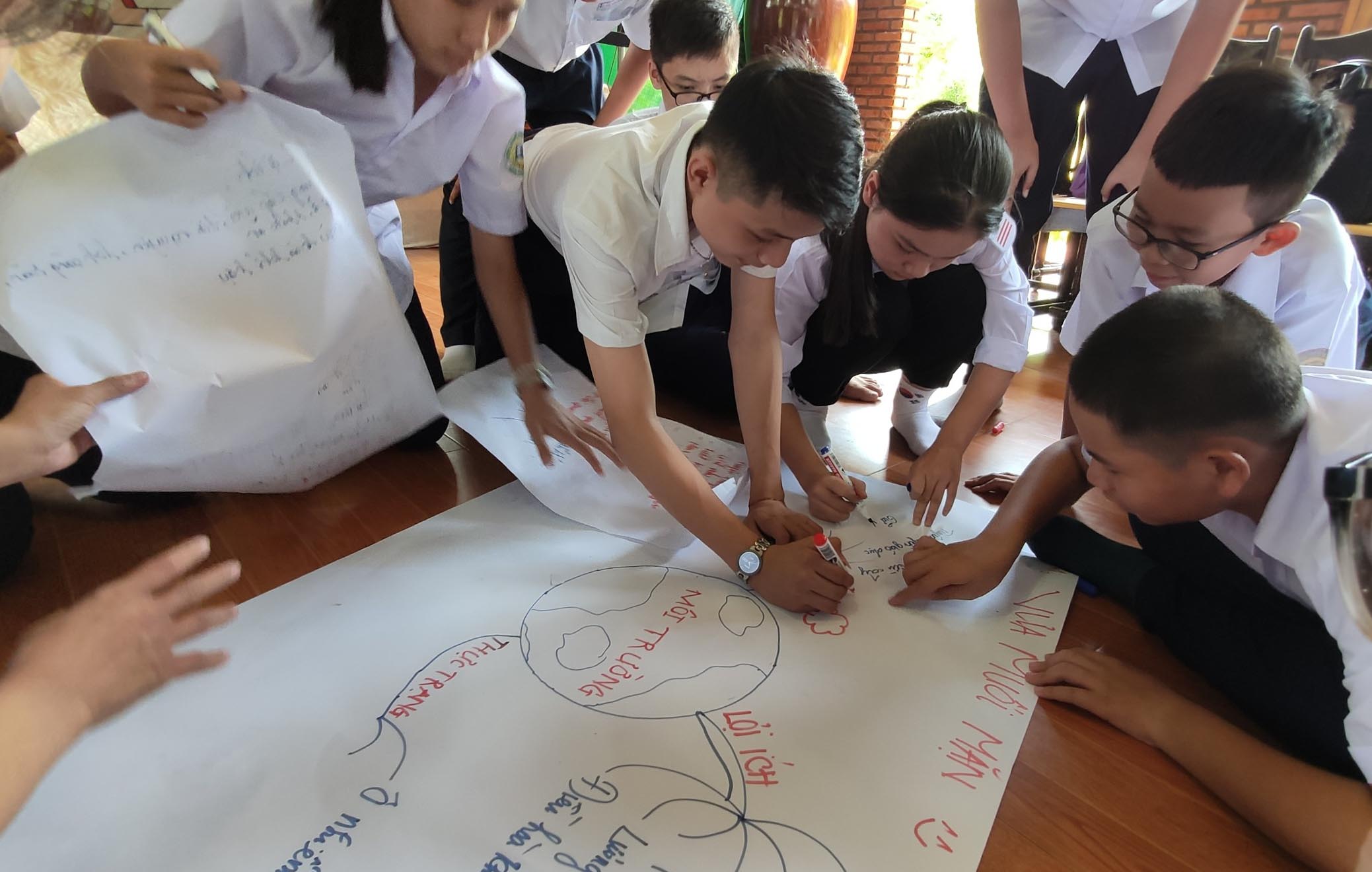 Tập huấn kỹ năng công tác Đội cho 119 học sinh