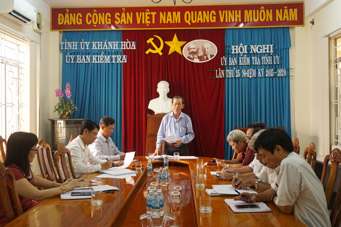Hội nghị Ủy ban Kiểm tra Tỉnh ủy Khánh Hòa lần thứ 25