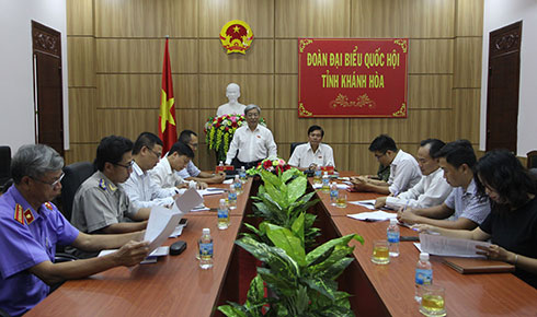Ông Lê Xuân Thân kết luận tại buổi làm việc.