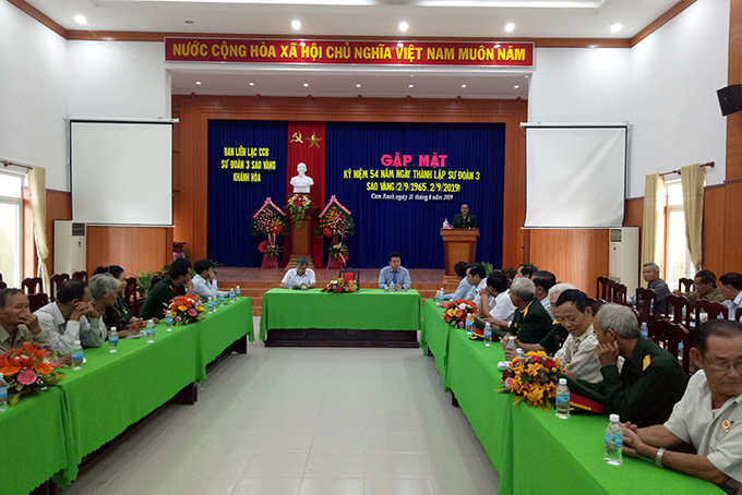 Gặp mặt kỷ niệm 54 năm thành lập Sư đoàn 3 Sao Vàng