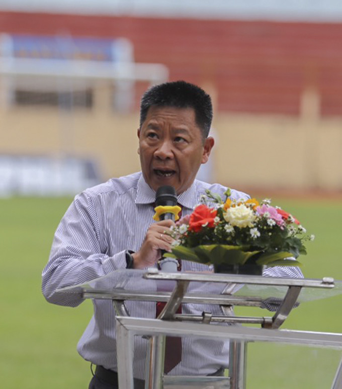 Ông Nguyễn Minh Đạt, Phó Ban tổ chức phát biểu khai mạc giải.