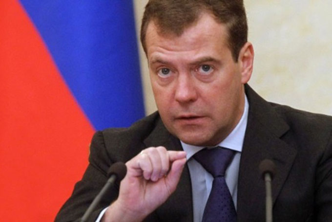 Thủ tướng Medvedev. Ảnh: CNN.