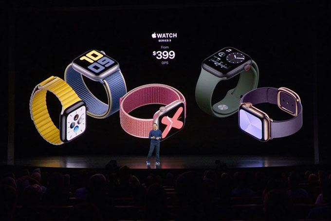 Apple Watch Series 5 bổ sung bản titan, gốm và màn hình không cần tắt - Báo  Khánh Hòa điện tử