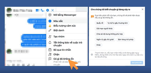  Cách báo cáo các nội dung rác trên Messenger.