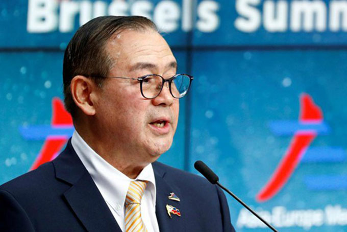 Ngoại trưởng Philippines Teodoro Locsin. Ảnh: Reuters.