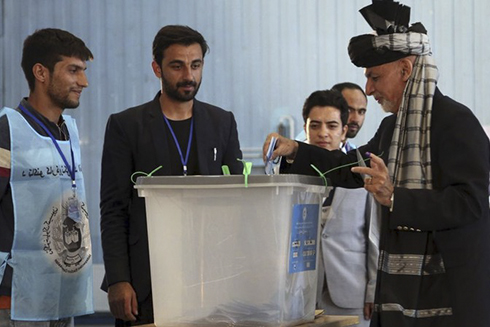 Cử tri tham gia bầu cử Tổng thống Afghanistan thấp kỷ lục