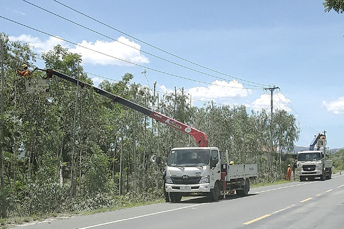Đảm bảo an toàn lưới điện mùa mưa bão